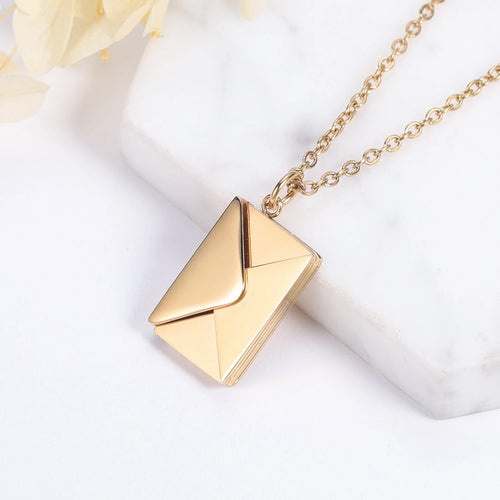 Customized Envelope Necklace
